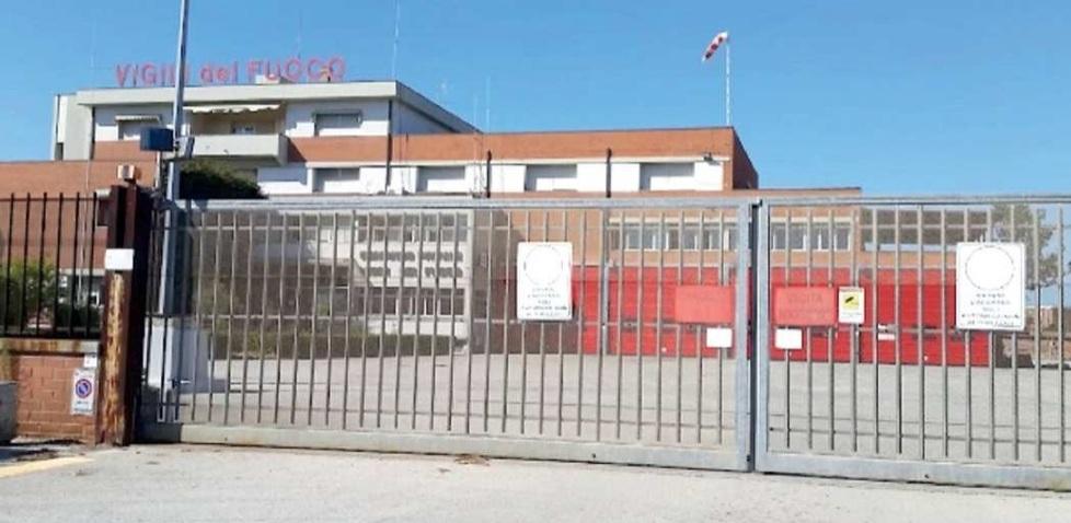 
	Il comando dei pompieri in via Campania (Foto d&rsquo;archivio

