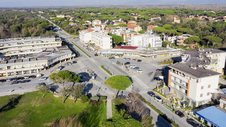 Il centro di Tirrenia