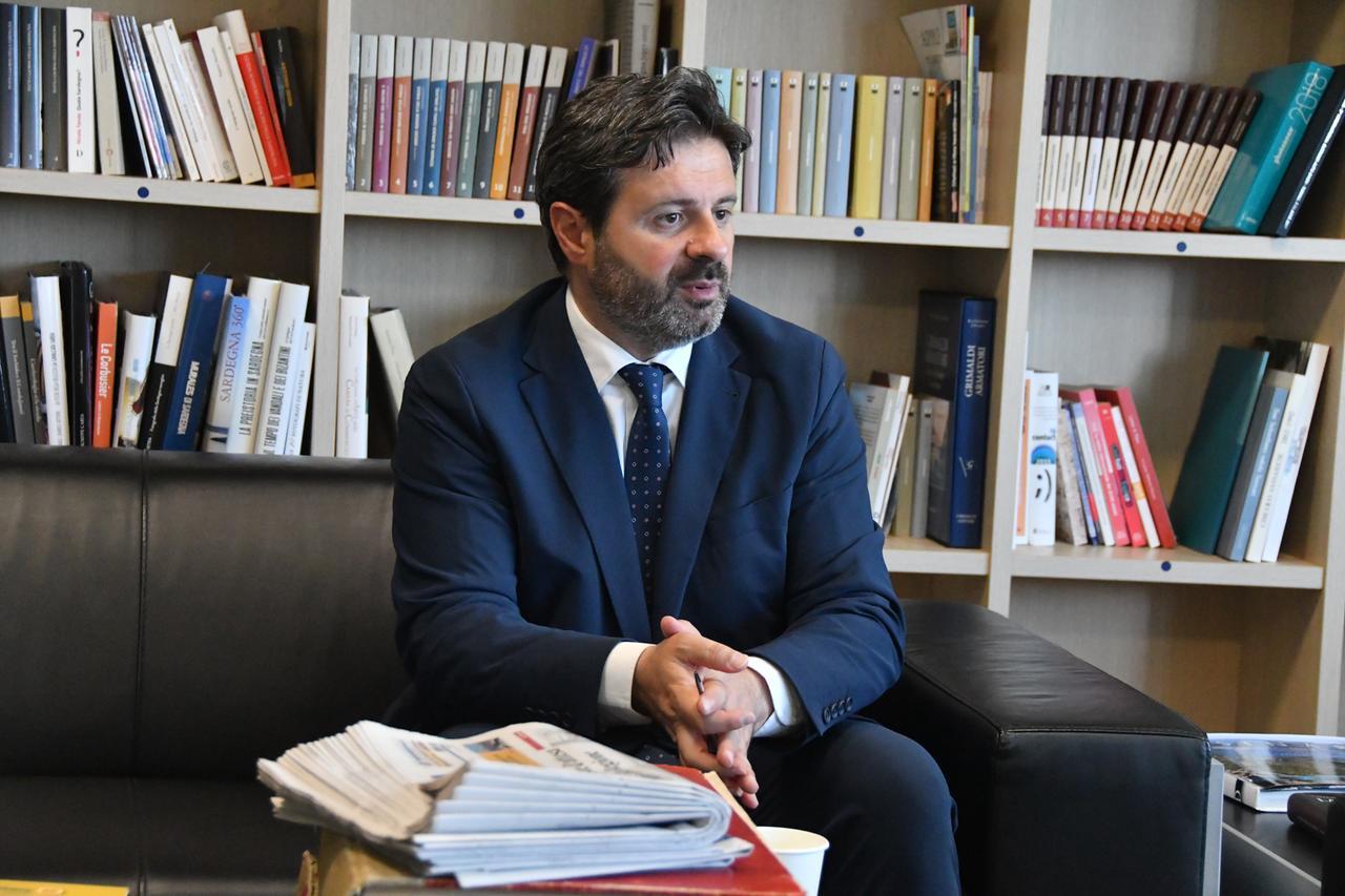 
	Il sindaco Giuseppe Mascia (foto di Mauro Chessa)

