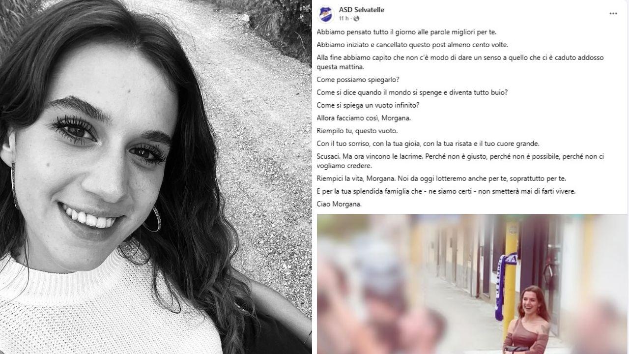 
	Morgana Ciandri e il post dell'Asd Selvatelle


