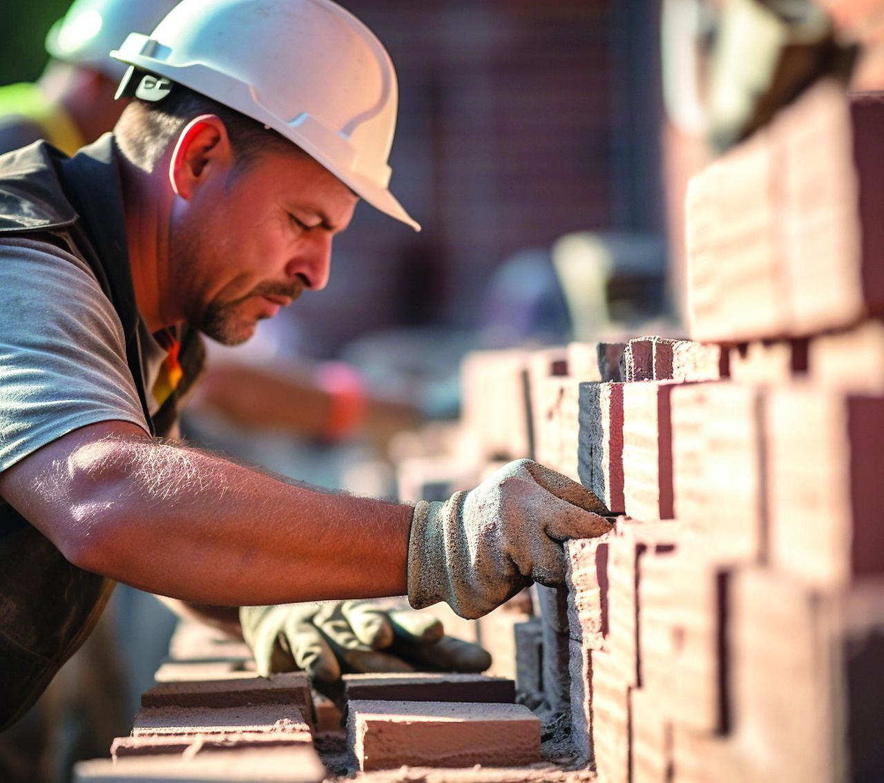 
	Un operaio edile al lavoro (foto imagoeconomica)

