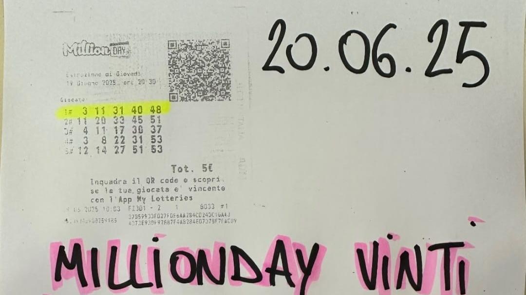 Castelnuovo, ancora una maxi-vincita: con una scheda vince un milione di euro