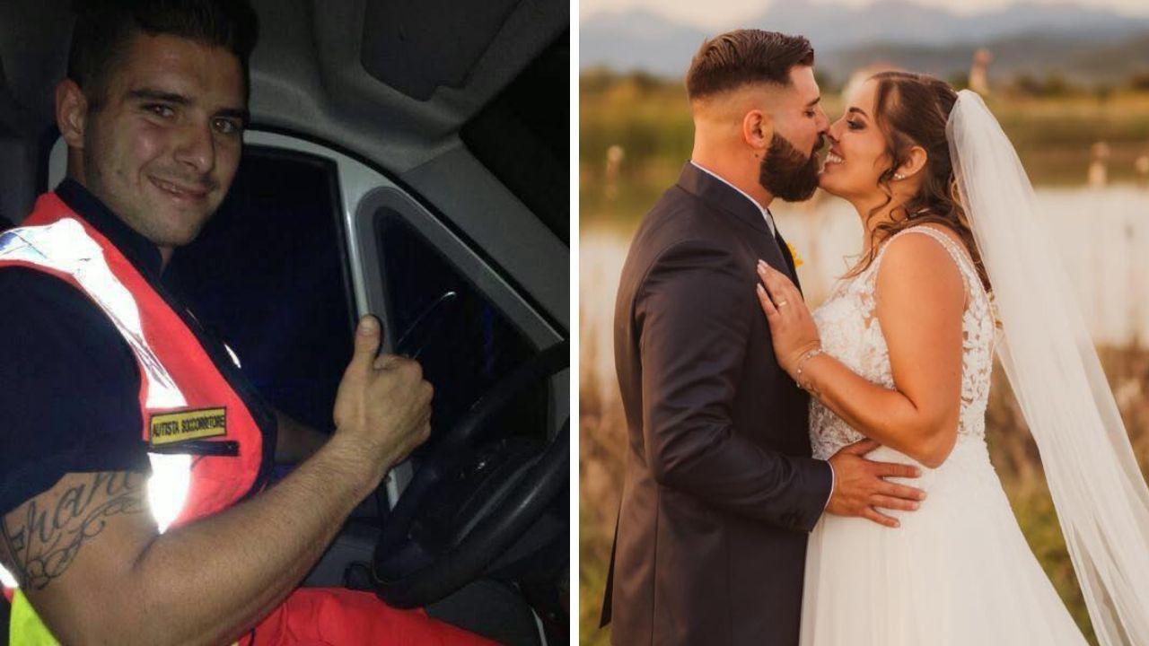 
	Marco Riccomagno e la moglie Martina

