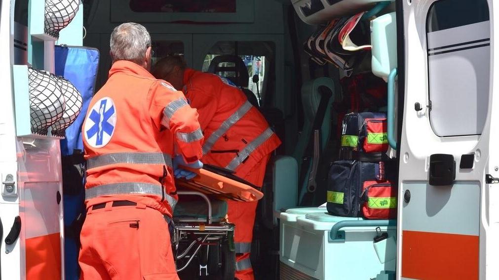 Un'ambulanza medicalizzata del 118