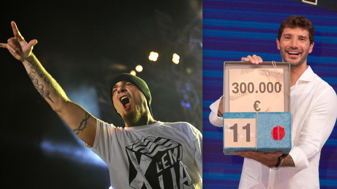 Il rapper J-Ax e il ballerino e conduttore Stefano De Martino