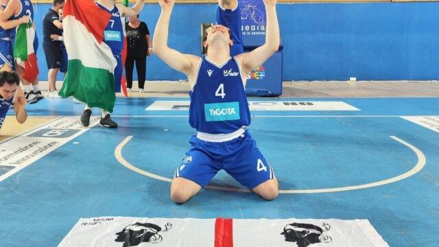 Il sardo Davide Paulis trascina l’Italia nell’Eurobasket Sindrome di Down