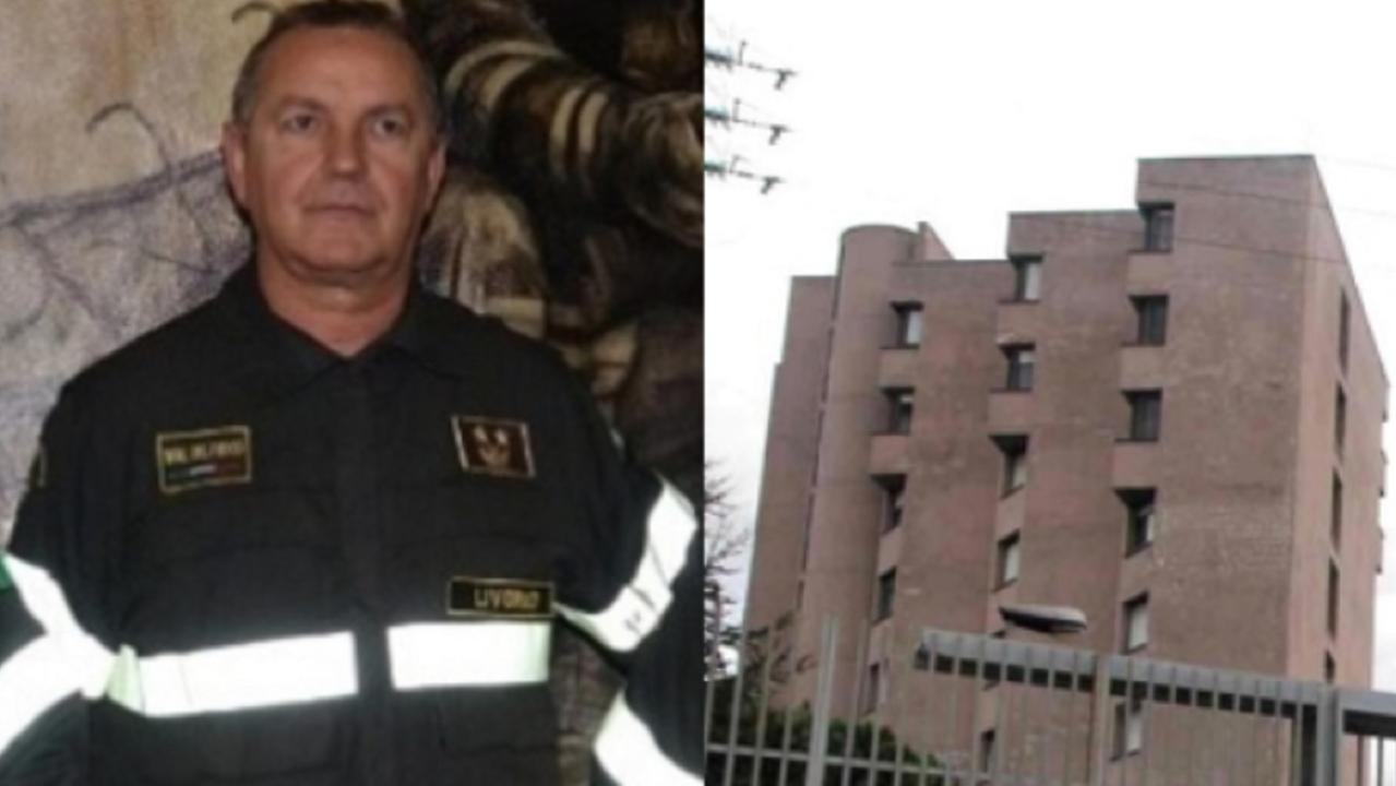 A sinistra Giuseppe Mazzotta, a destra il carcere delle Sughere dove si trova in regime di custodia cautelare