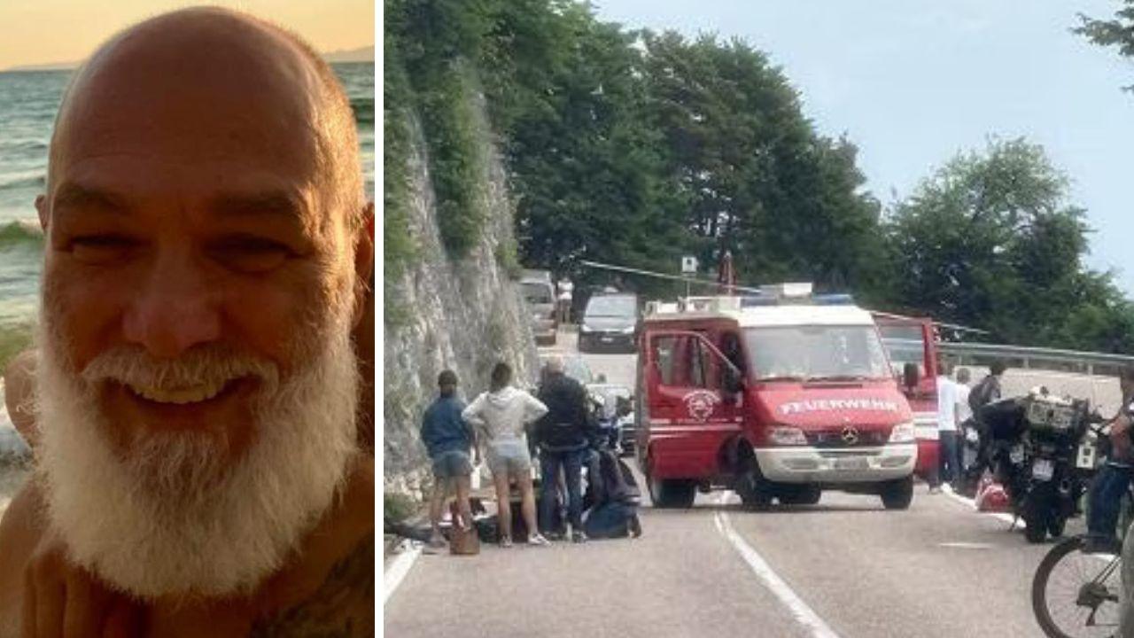Daniele Benifei e i soccorsi dopo l'incidente (Foto Associazione Sicurezza e Legalità)