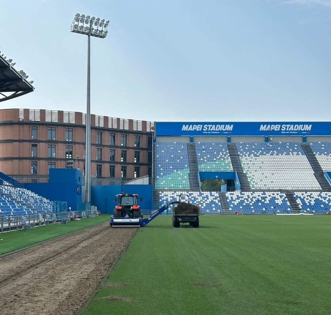 Lo stadio si rifà il look: nuovo tappeto verde e sistema di “riscaldamento” del campo