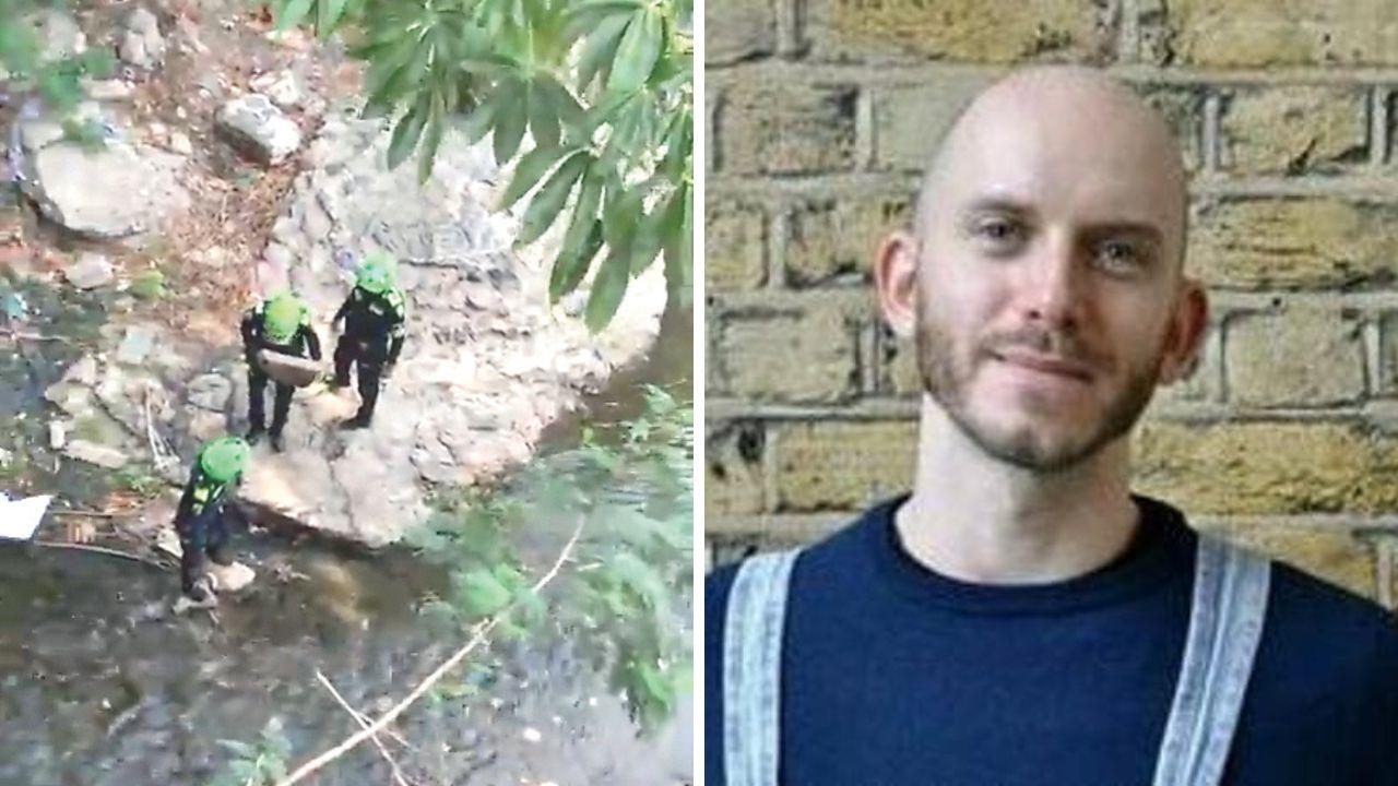La vittima e il luogo dove è stato trovato