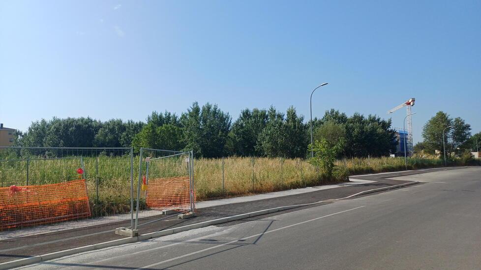 
	L'area interessata dal nuovo polo sanitario

