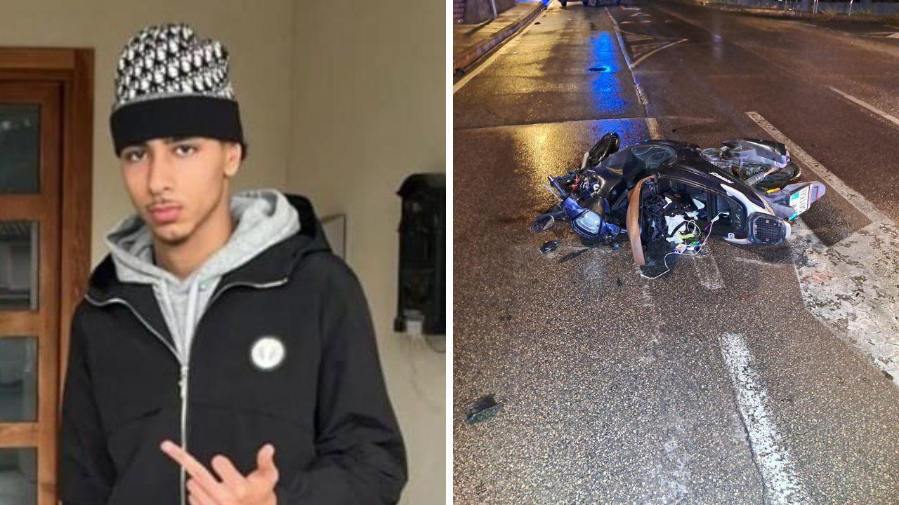 La vittima e lo scooter