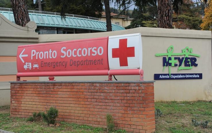 
	L'ingresso del pronto soccorso del Meyer

