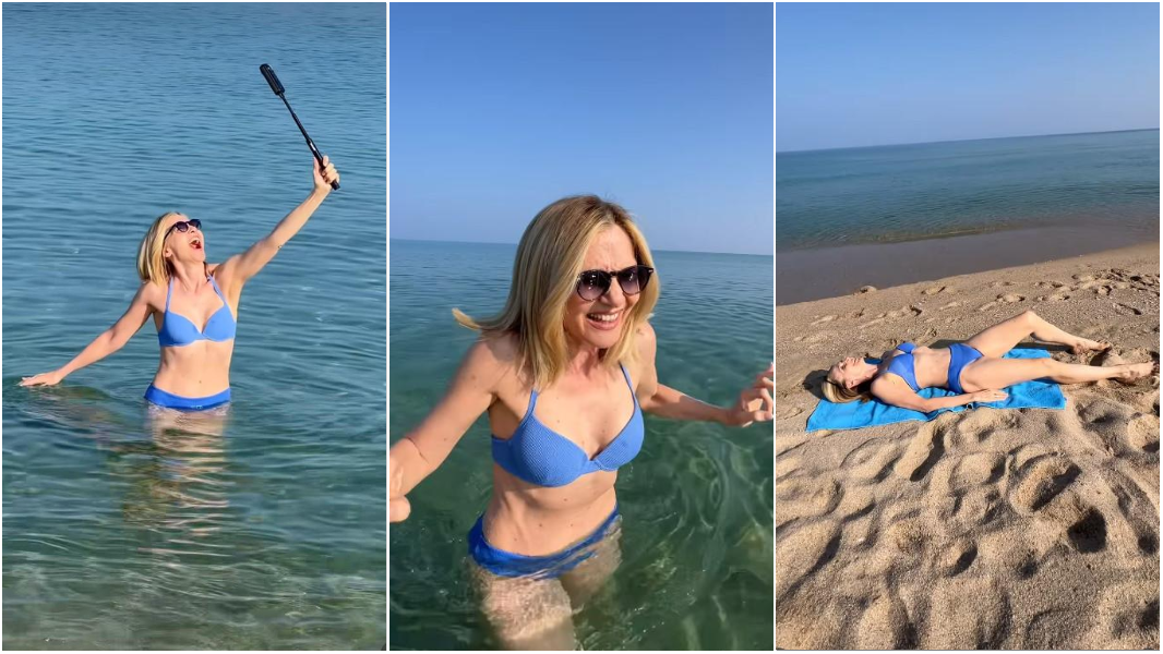 Lorella Cuccarini sceglie la Sardegna per le vacanze