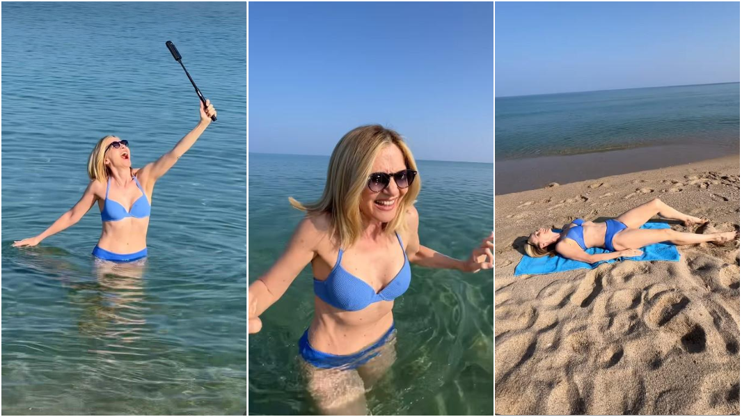 Lorella Cuccarini sceglie la Sardegna per le vacanze