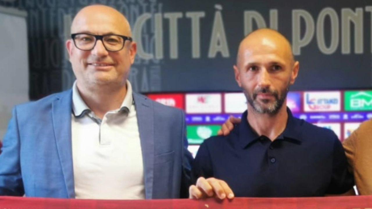 A destra Fortunato Varrà insieme al presidente Simone Millozzi 