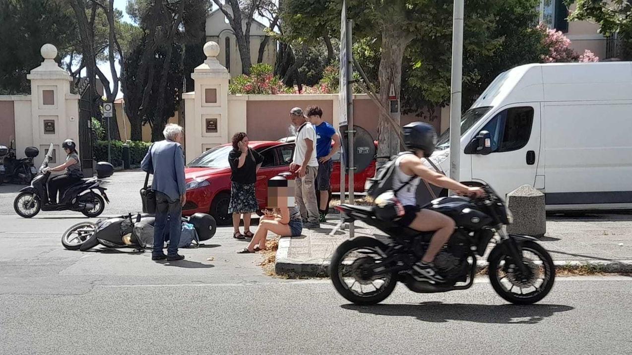L'incidente in viale Alfieri