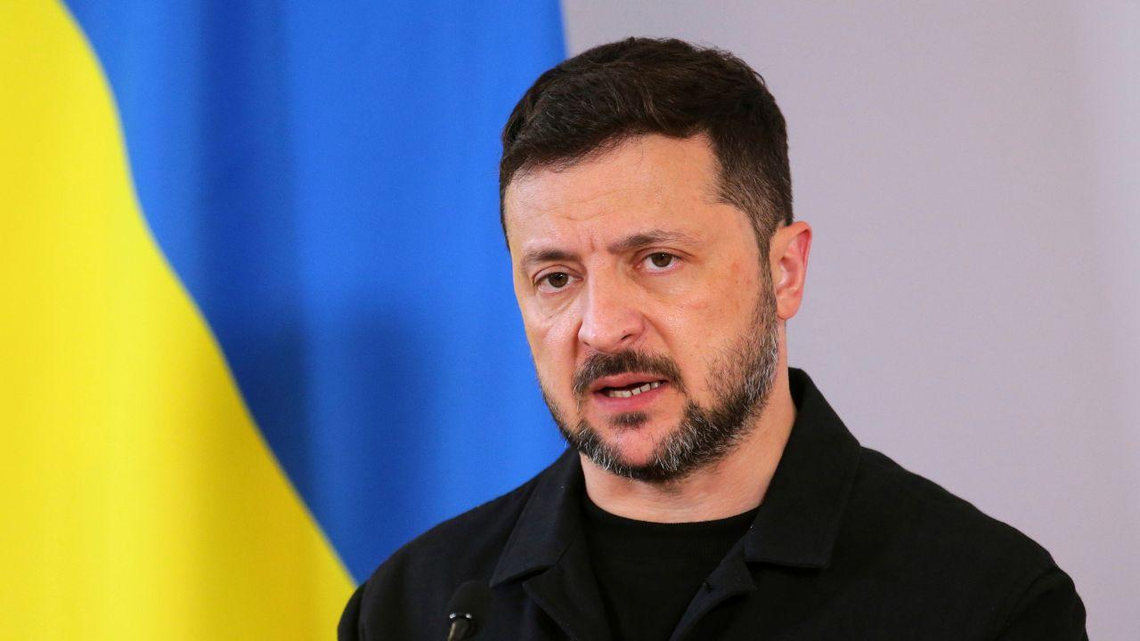 Il presidente ucraino Zelensky 