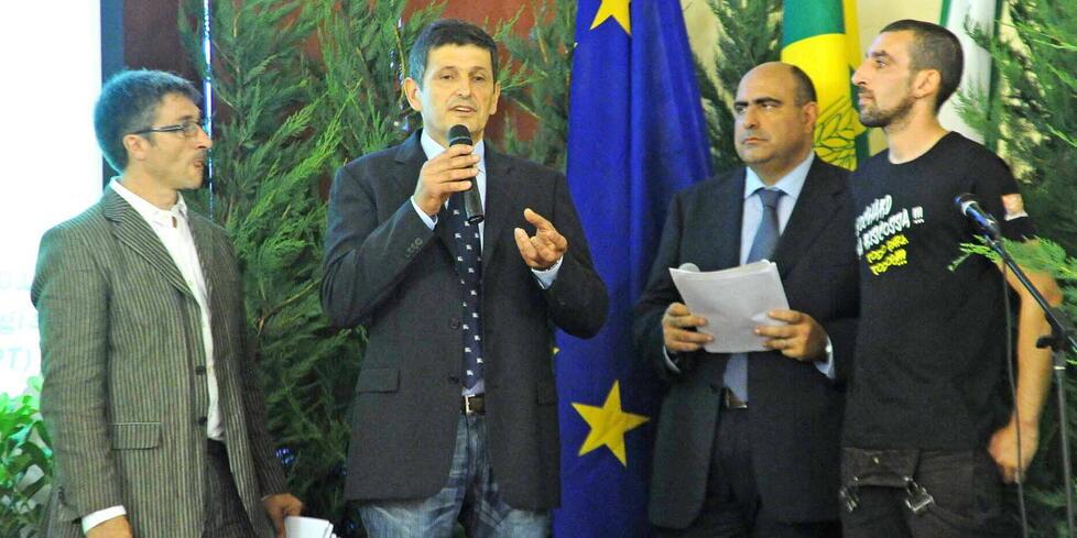 
	Al microfono Riccardo Andreini


