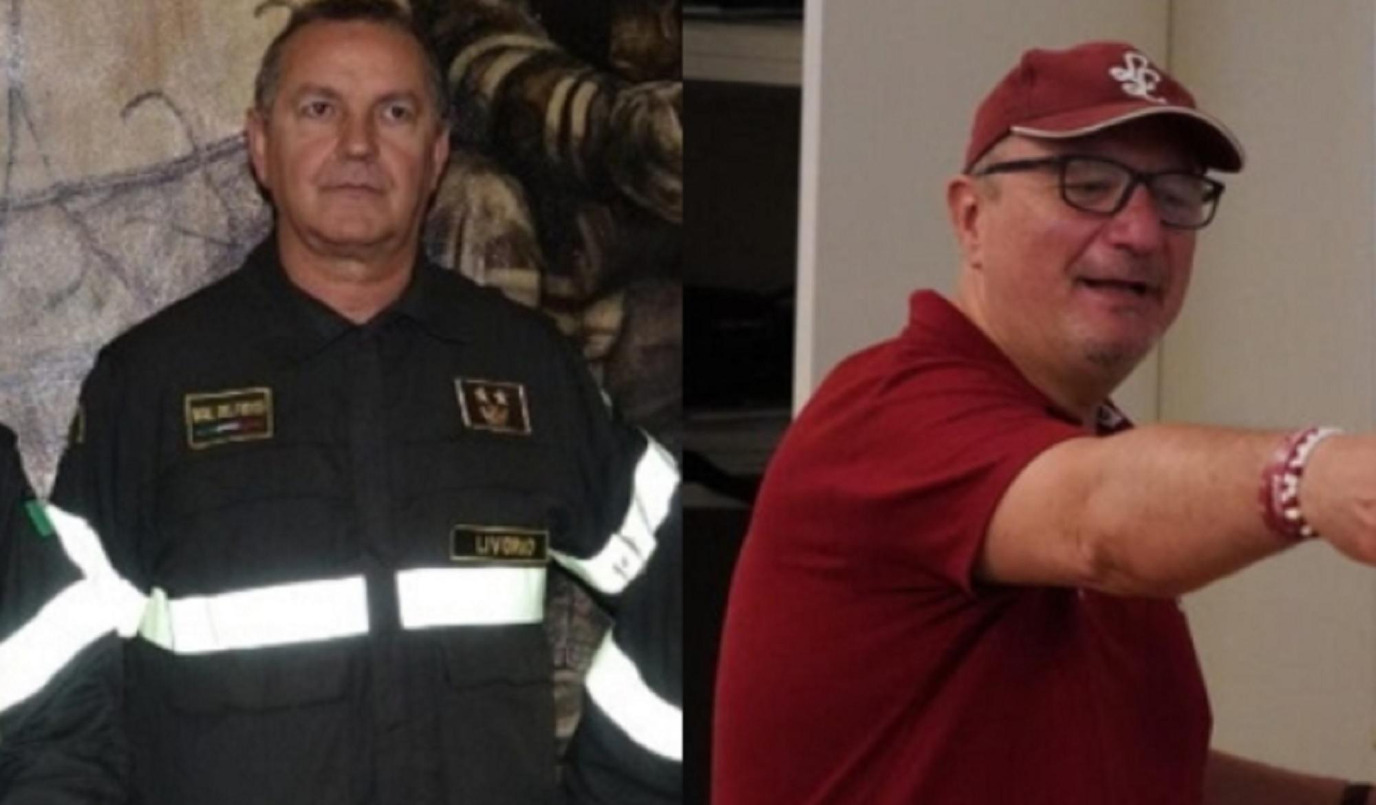 A sinistra Giuseppe Mazzotta, a destra l'ex presidente della Libertas, Roberto Consigli