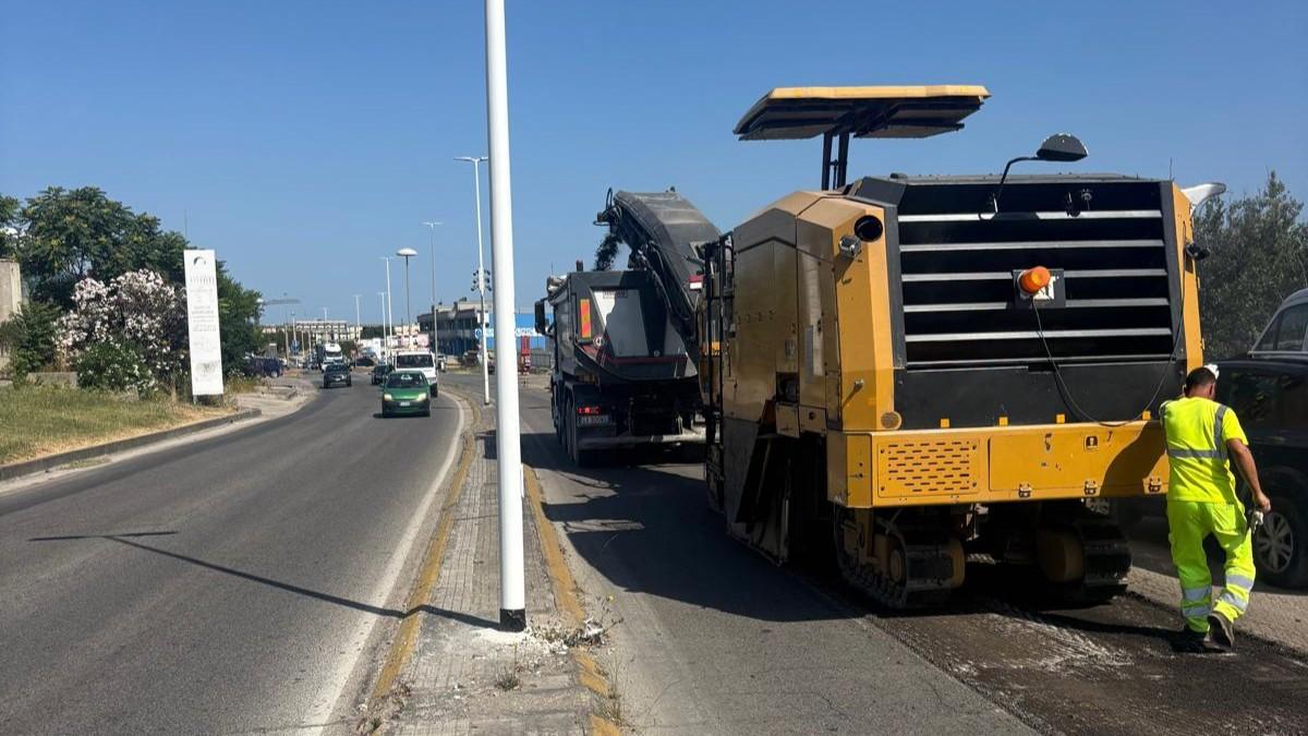 Sassari, nuovo asfalto in viale Porto Torres: ecco mappa e calendario dei disagi