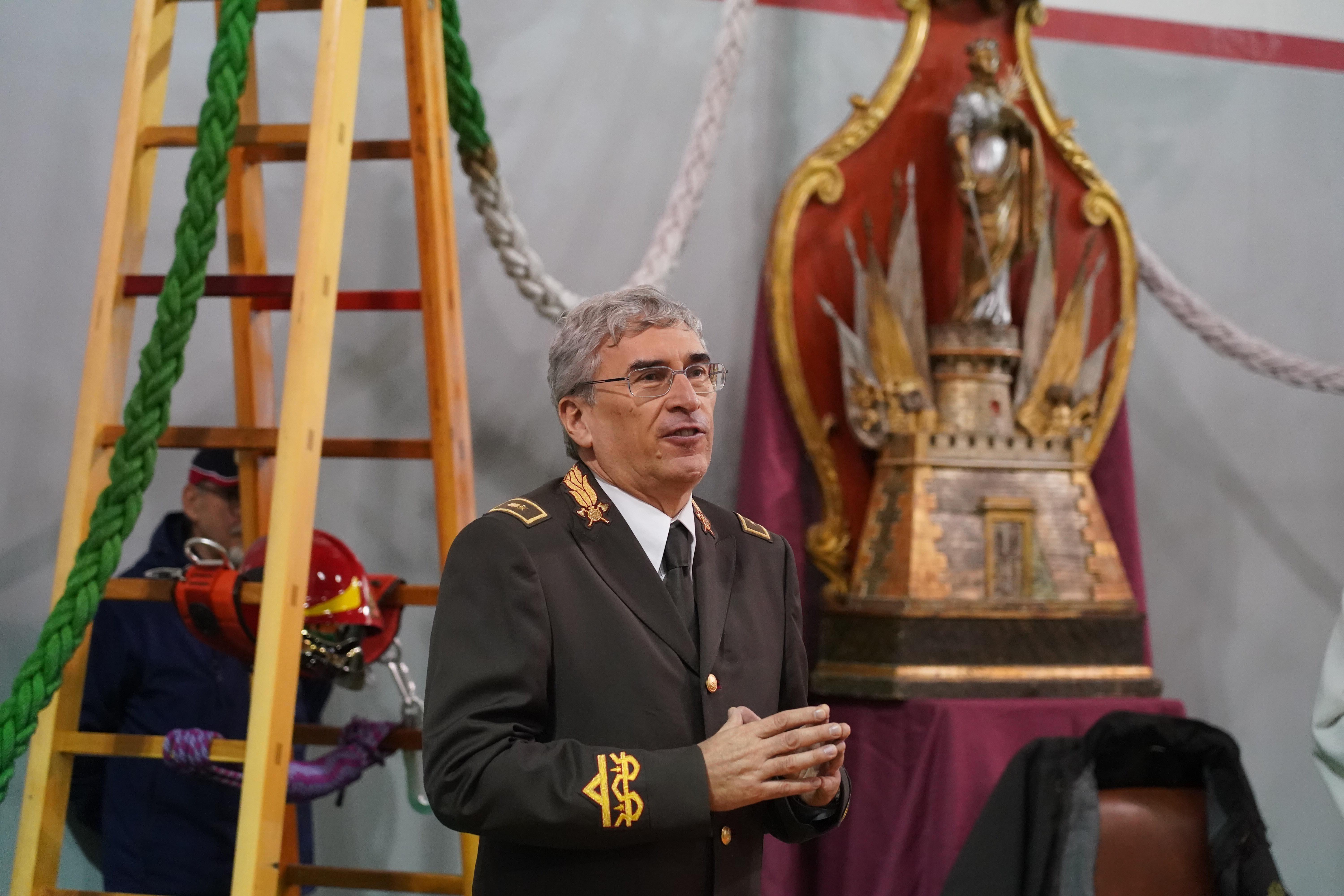 Pietro Vincenzo Raschillà, comandante provinciale dei pompieri di Livorno (foto Stick)