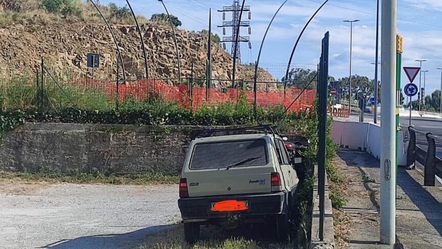 L'area alla rotonda del Gagno dove ancora i lavori non sono stati conclusi 