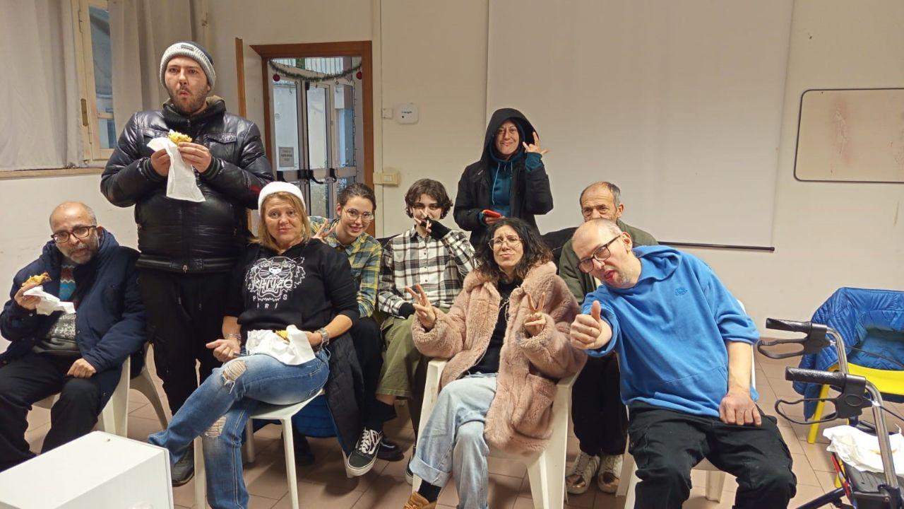 Il gruppo di teatro dell'associazione Mediterraneo