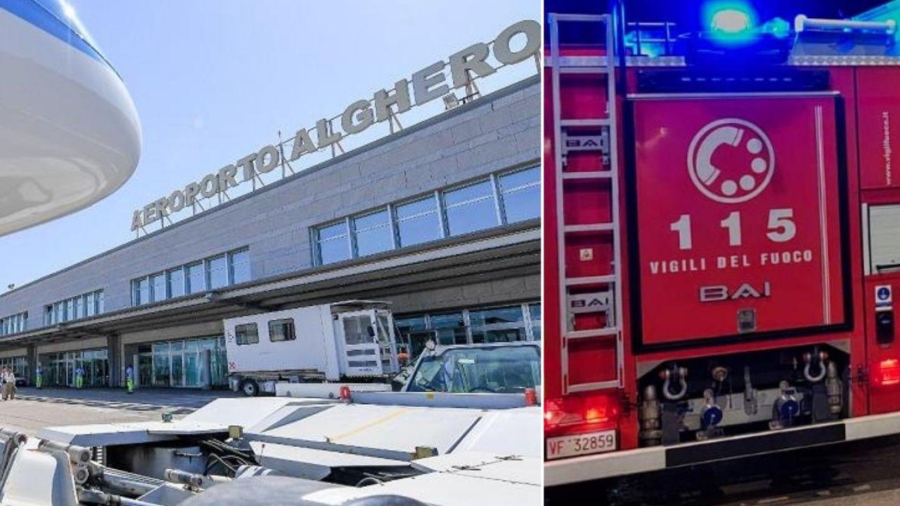 Scatta l’allarme antincendio, evacuato l’aeroporto di Alghero