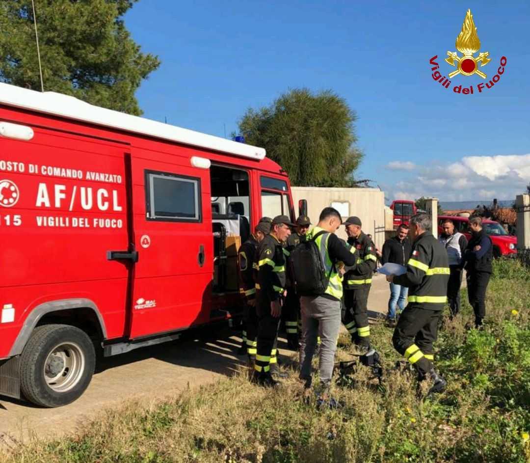 La centrale operativa mobile dei vigili del fuoco