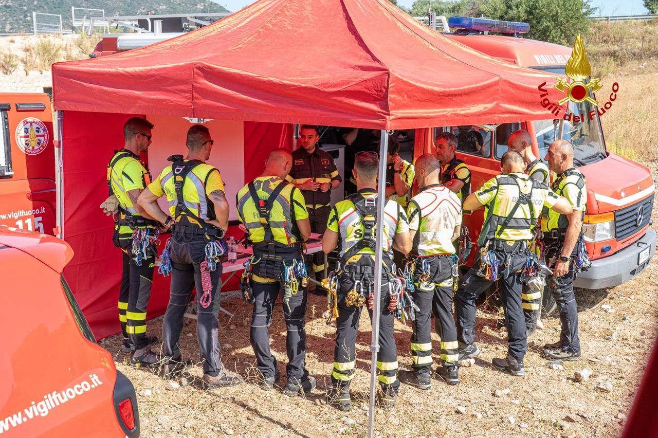 Oliena, si chiude la maxi esercitazione regionale di soccorso