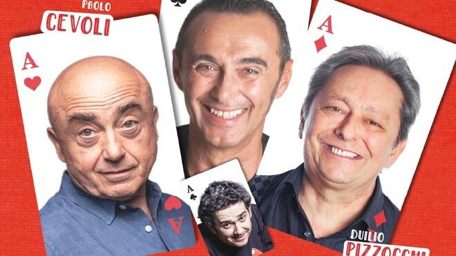 Poker Romagnolo a Reggio Emilia: arrivano Giuseppe Giacobazzi, Paolo Cevoli, Andrea Vasumi e l’inconfondibile “zio Duilio” Giuseppe Pizzocchi