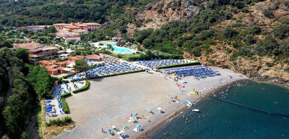 Una veduta del villaggio turistico di Ortano Mare