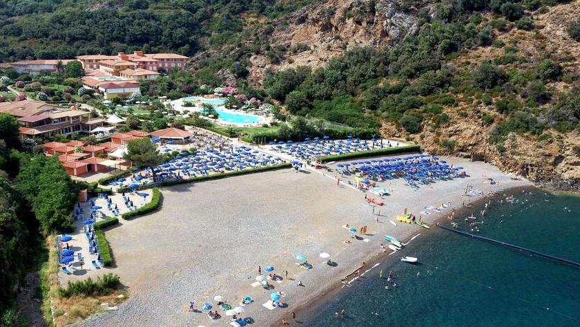 Una veduta del villaggio turistico di Ortano Mare