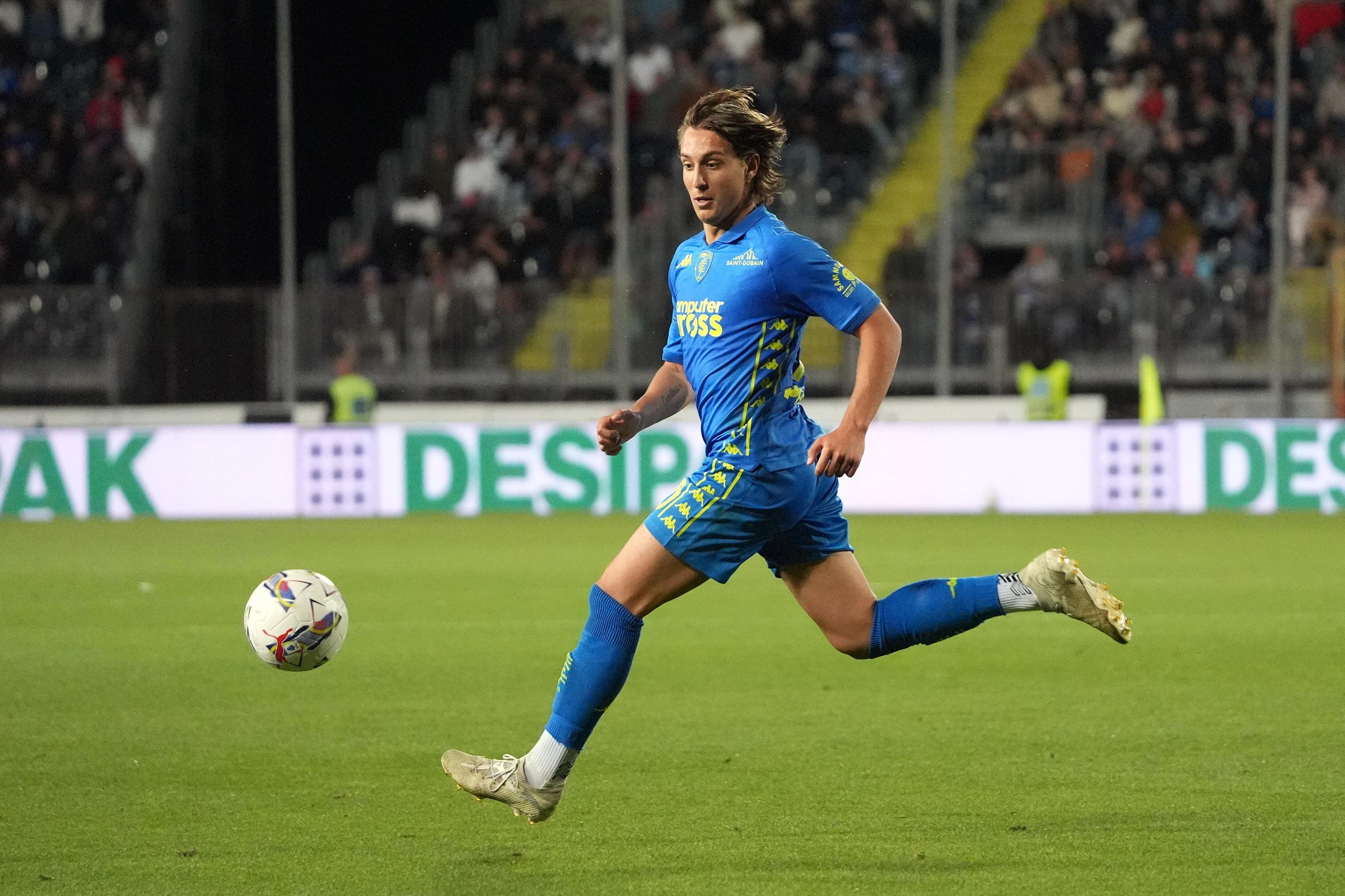 Fazzini con la maglia dell'Empoli