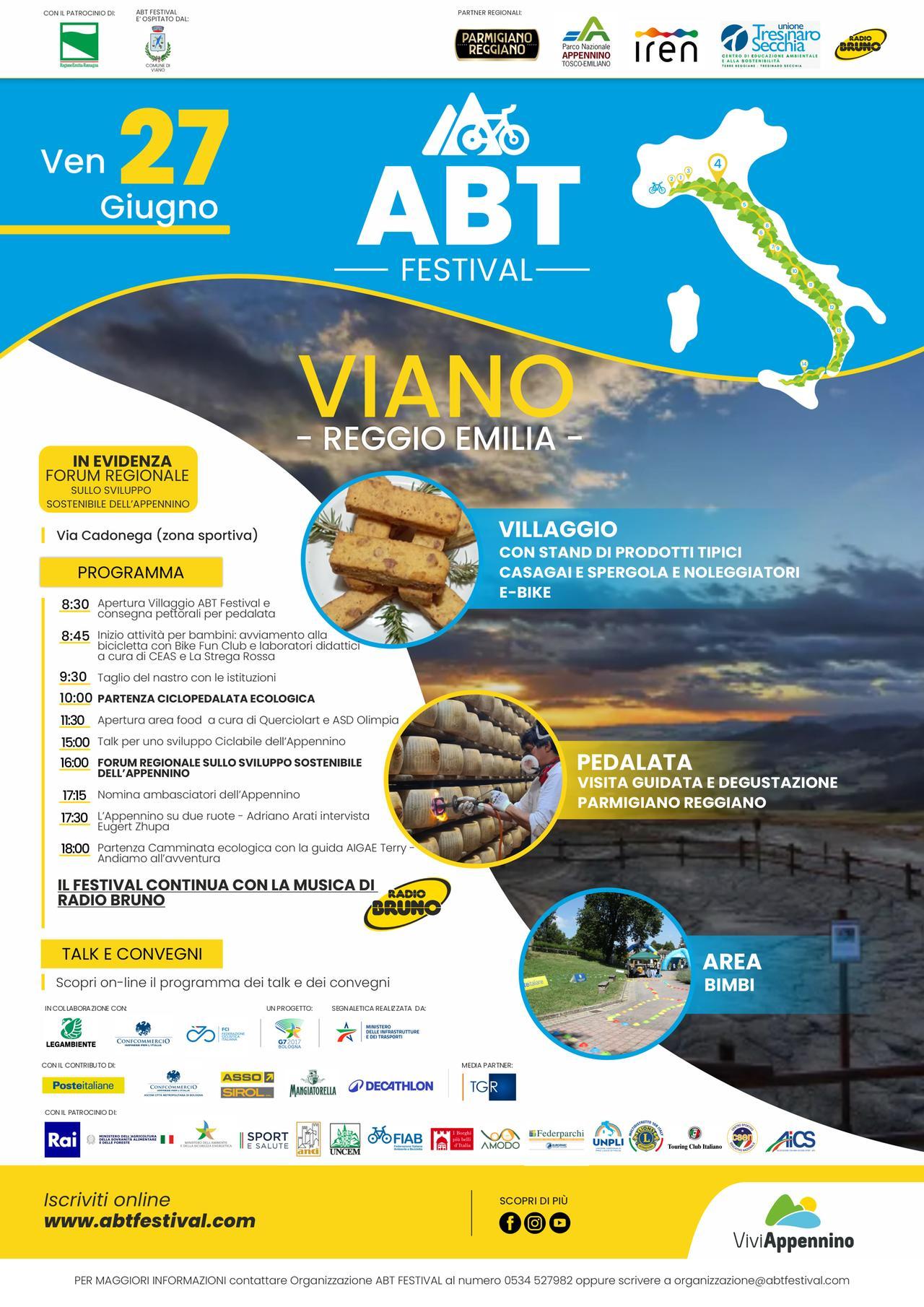 A Viano l’ABT Festival: una giornata tra natura, sostenibilità e cultura dell’Appennino