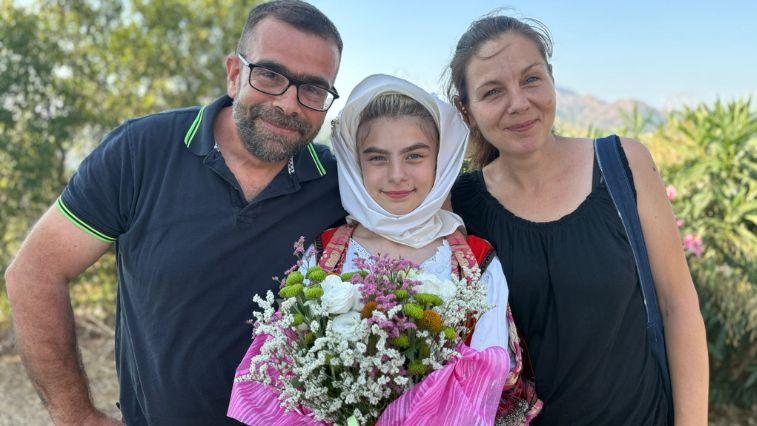 Mario Zirone e Marinella Mula con la loro figlia Aurora