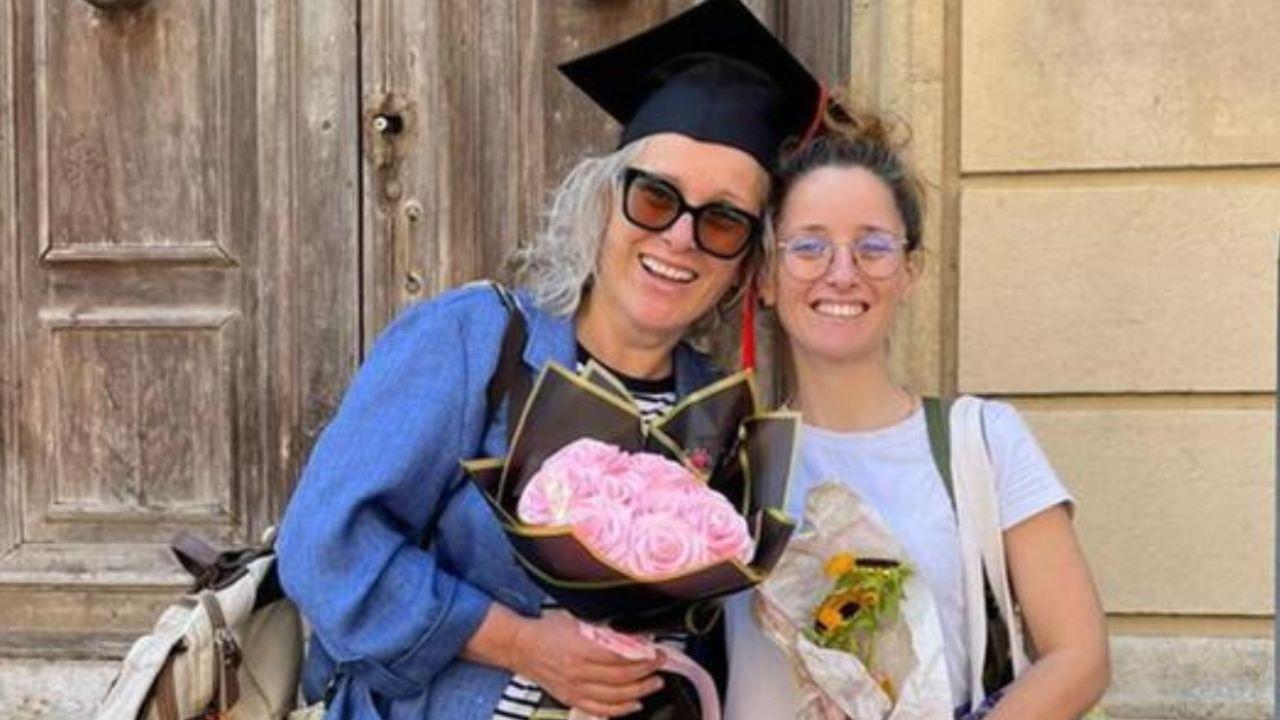 
	Eleonora Bambini appena diplomata al Vespucci-Colombo con la figlia

