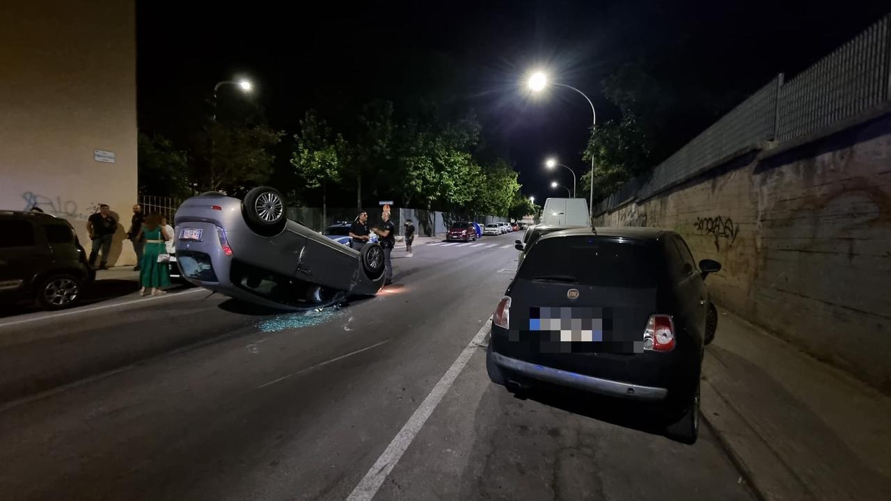 
	L'incidente&nbsp;<em><strong> (foto Mauro Chessa)</strong></em>

