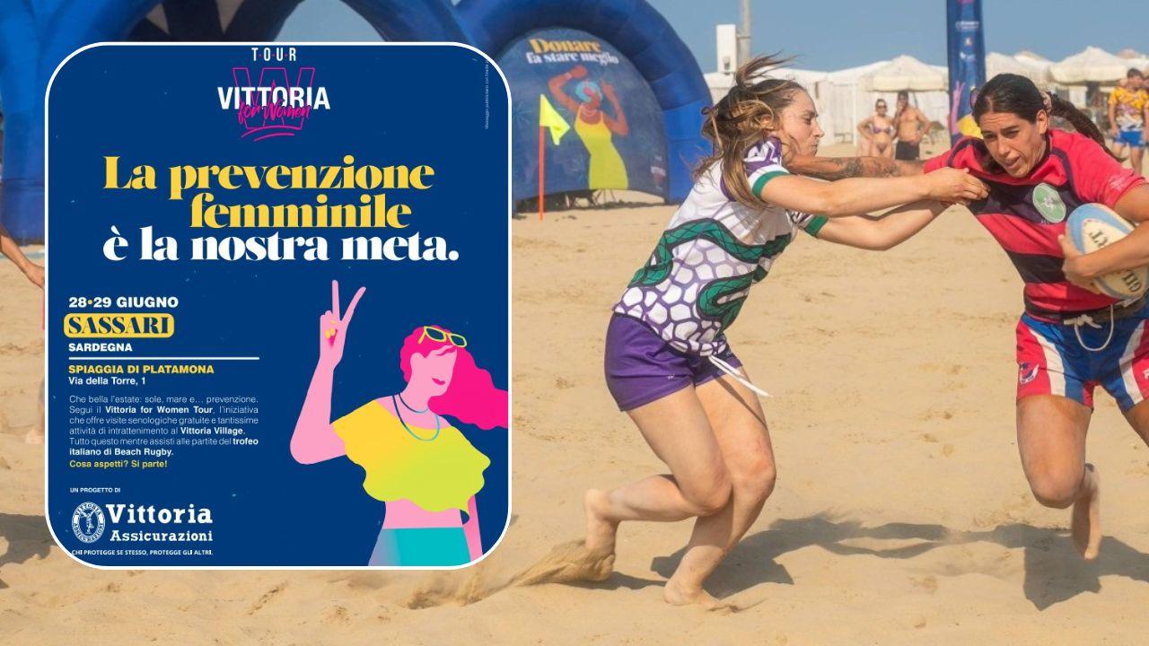 Tumori al seno, un weekend per la prevenzione a Platamona fra visite gratuite e rugby