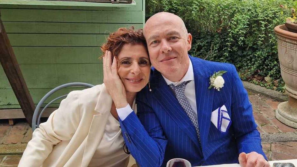 Sara Piperno ed Enrico Tognetti il giorno delle nozze