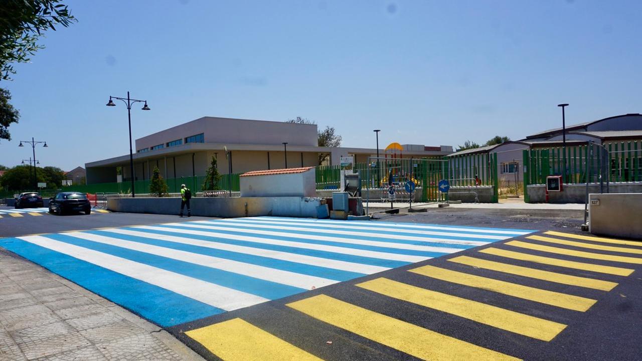 Il nuovo polo scolastico di via Veronese (foto Vanna Sanna)