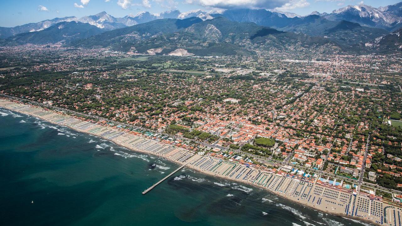 Una veduta di Forte dei Marmi