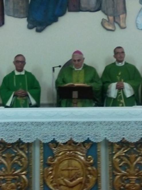 Grande festa per l’arrivo di don Businco 