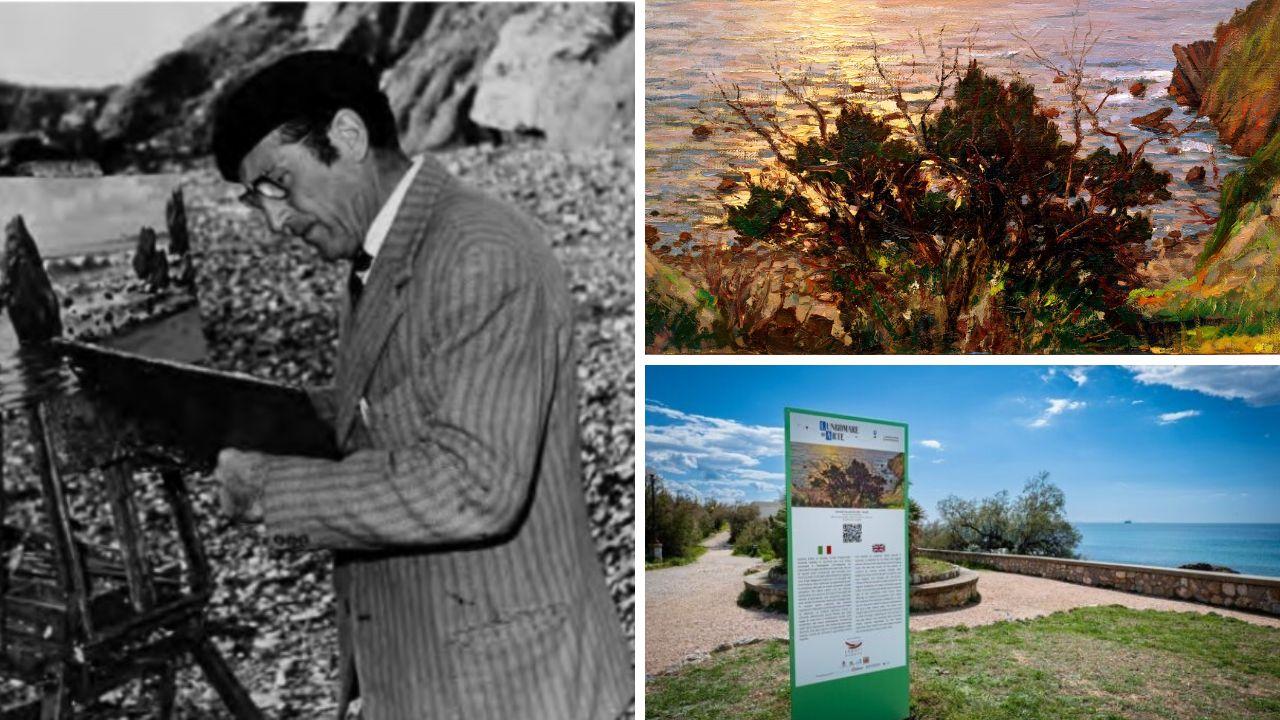 A Livorno arte e lungomare: l’omaggio a Giobatta Lepori al tramonto