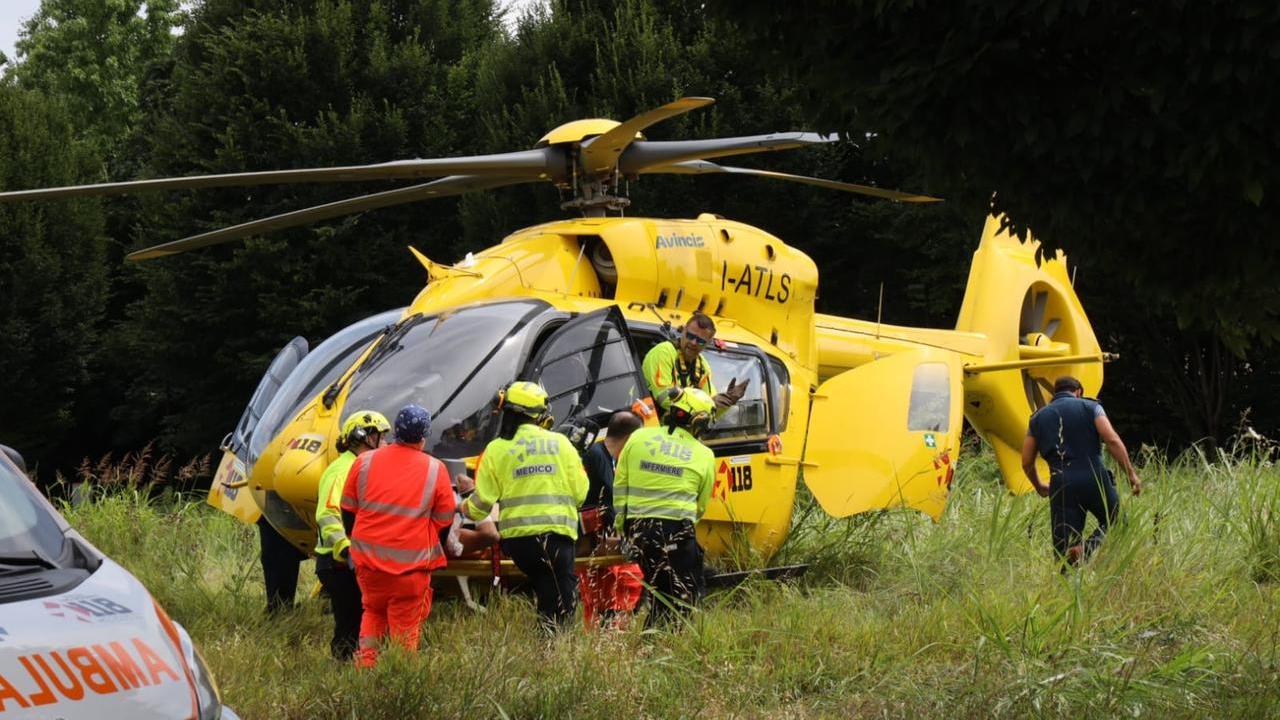 Il 118 ha messo in moto l'elisoccorso (foto: archivio)