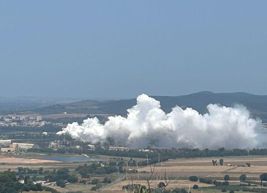 La nube sopra la Solmine
