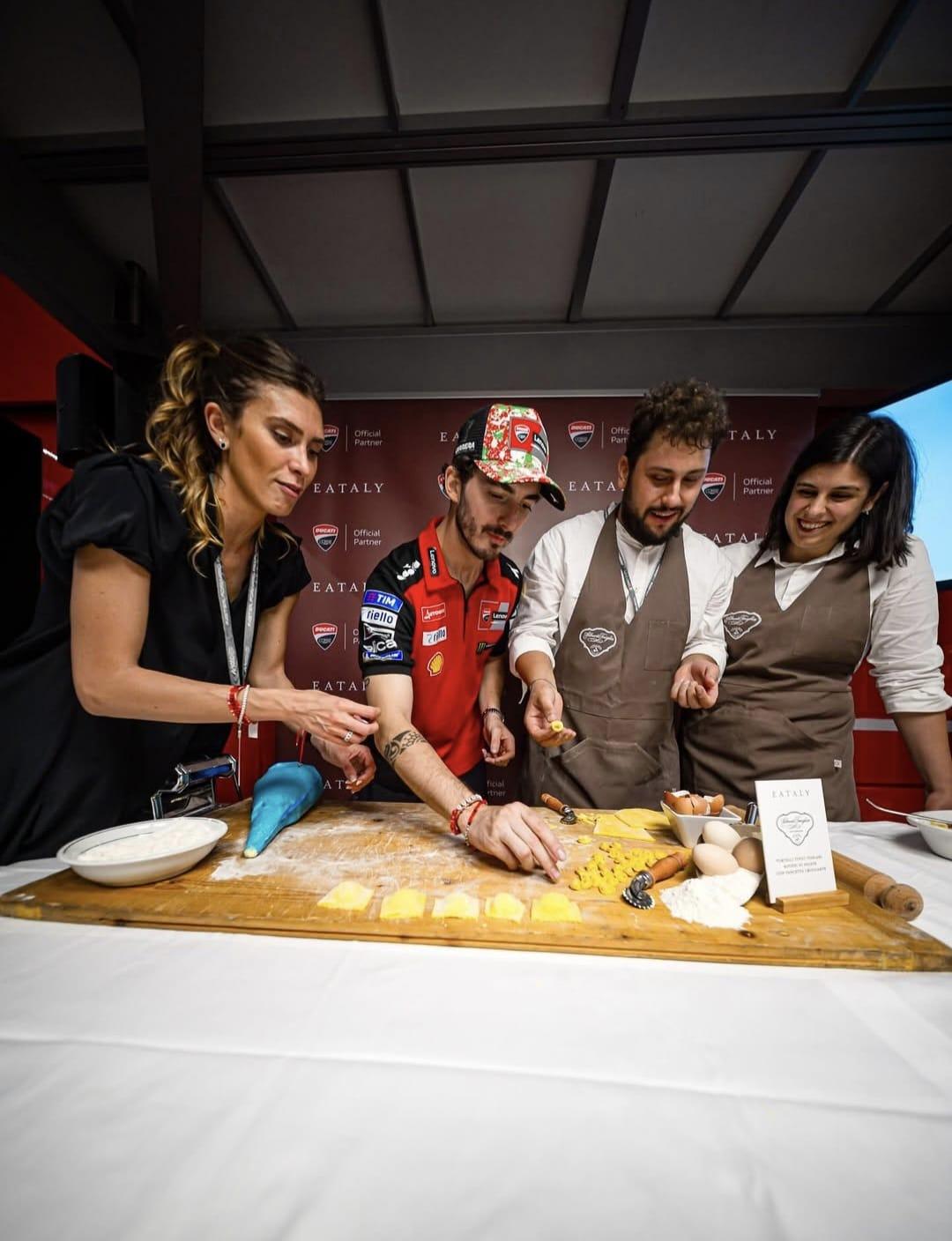 I tortelli di “Triglia” incantano Bagnaia e la moglie Domizia