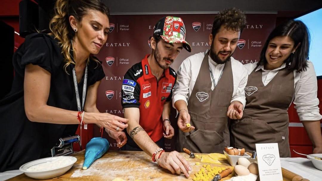 I tortelli di “Triglia” incantano Bagnaia e la moglie Domizia
