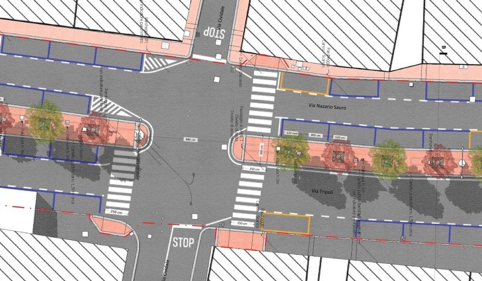 
	Il render del progetto di sistemazione

